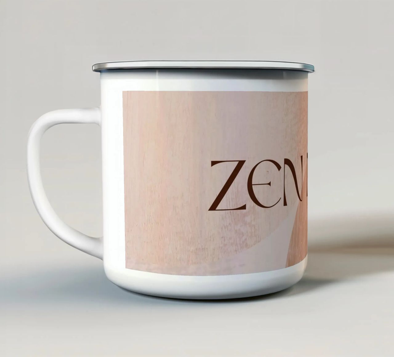 ZEN MODE. tazza in smalto da treechild