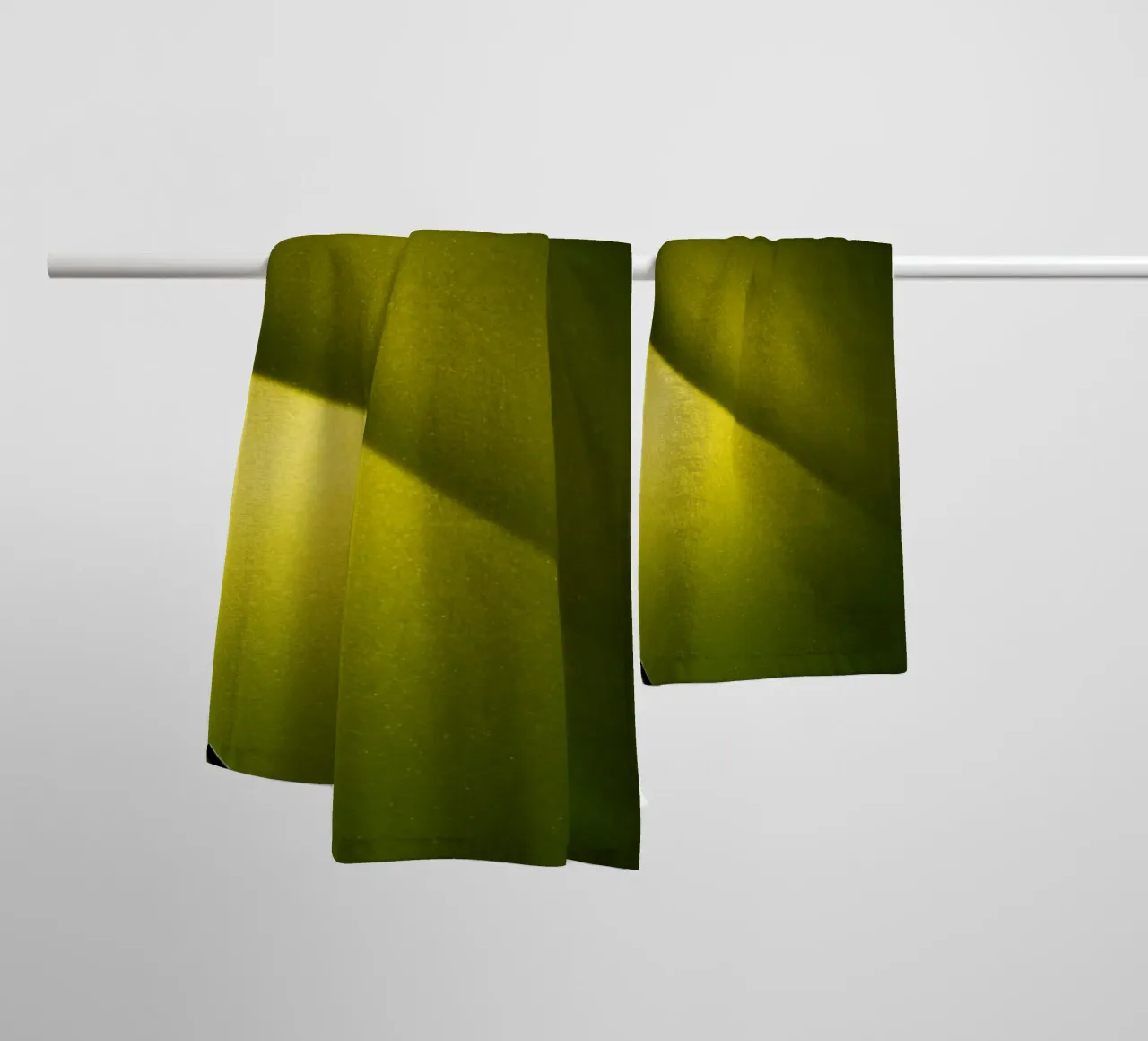 Green towel by Flo Klein