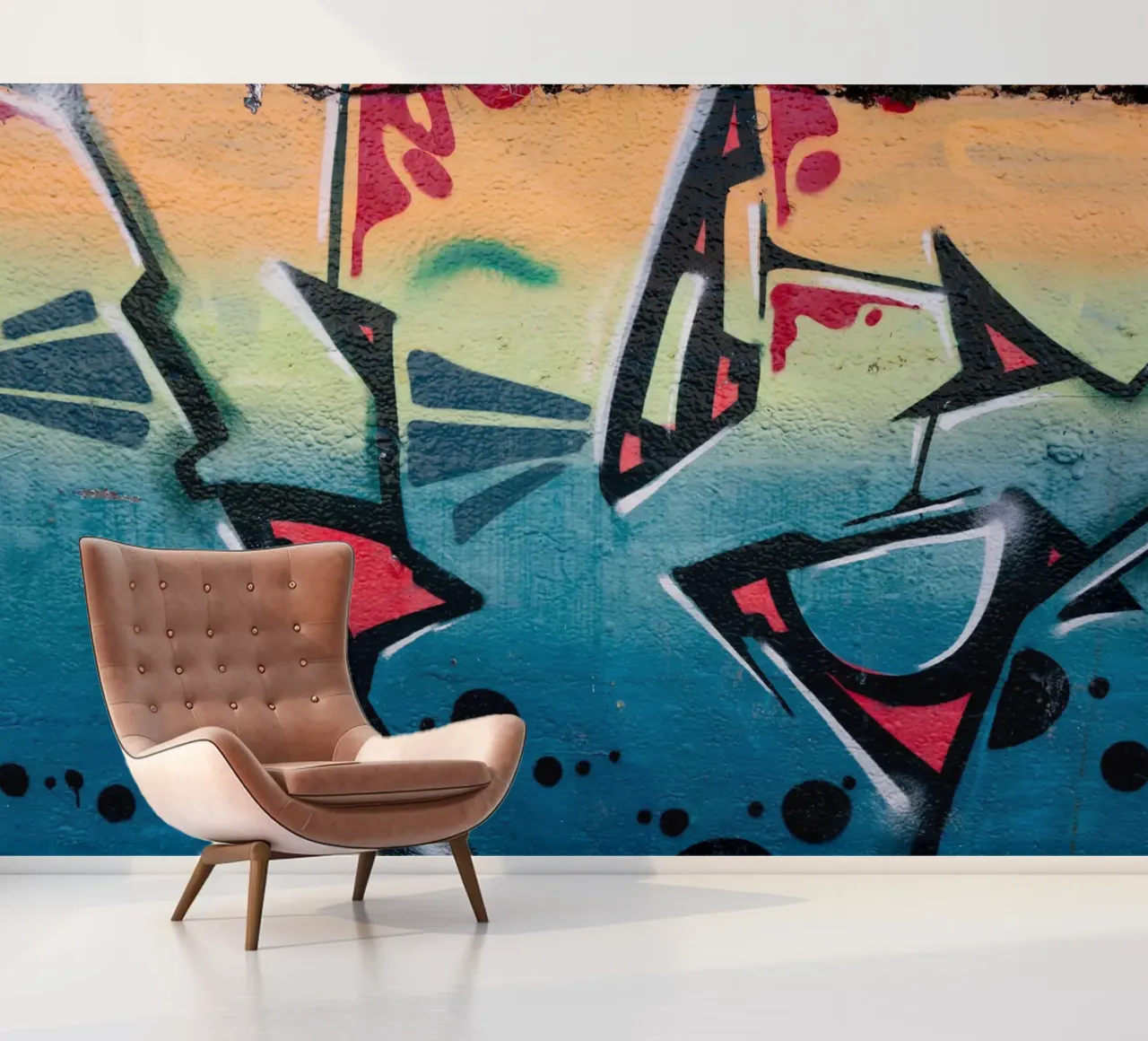 Graffiti photo wallpaper by Flo Klein