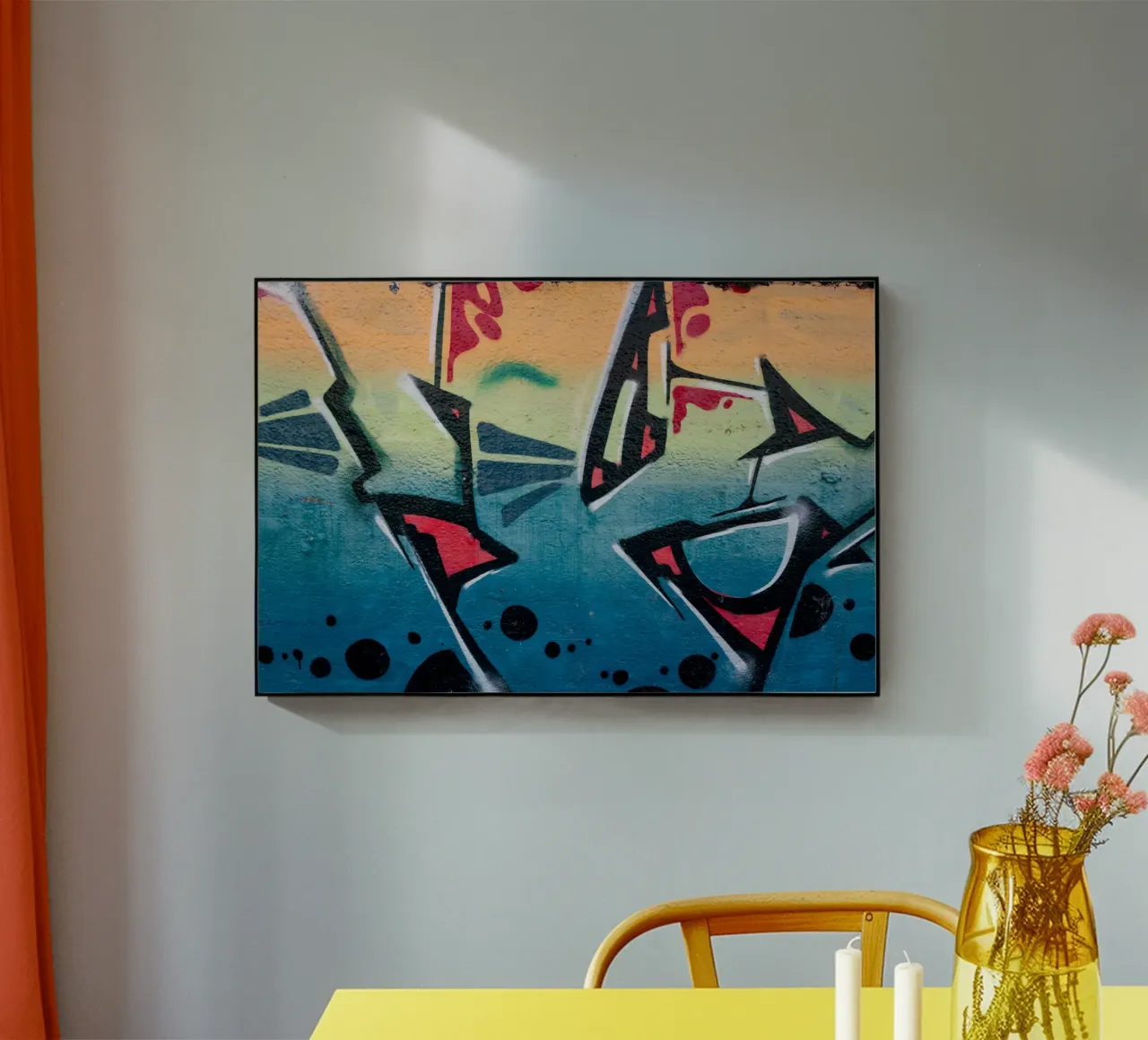 Graffiti plexiglass da Flo Klein