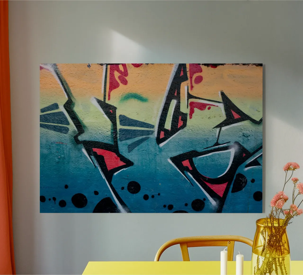 Graffiti plexiglass da Flo Klein