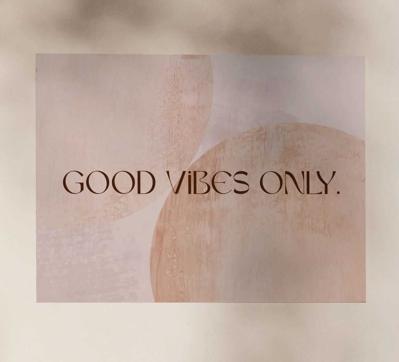 Good Vibes Only. pellicola backlit da treechild
