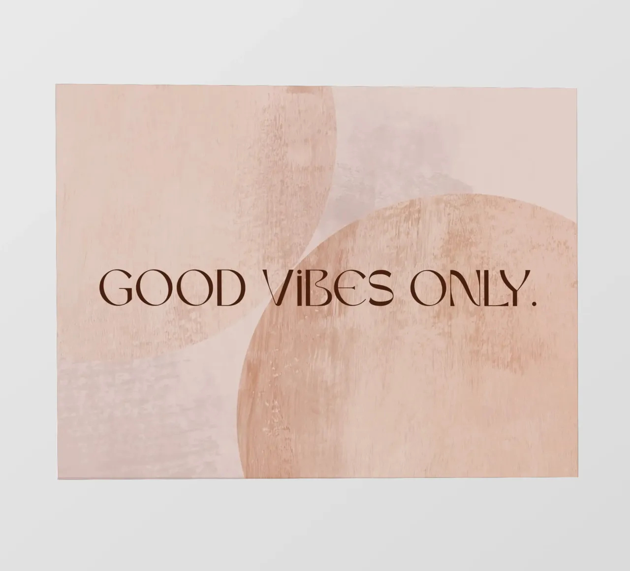 Good Vibes Only. Backlit Folie von treechild