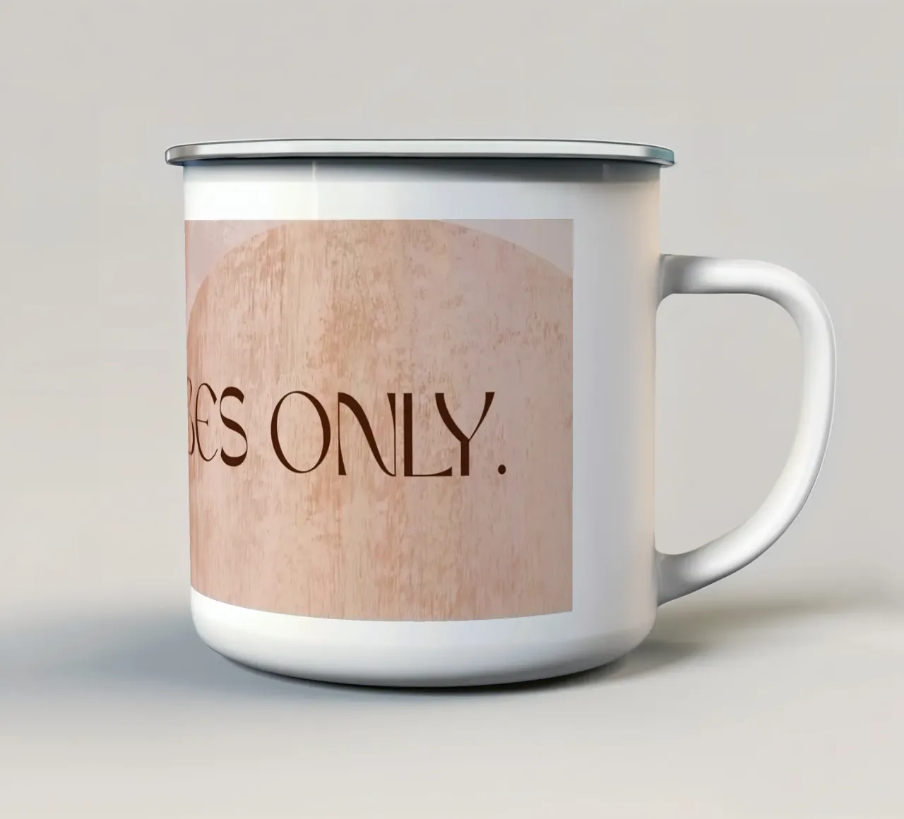 Good Vibes Only. mug en émail de treechild