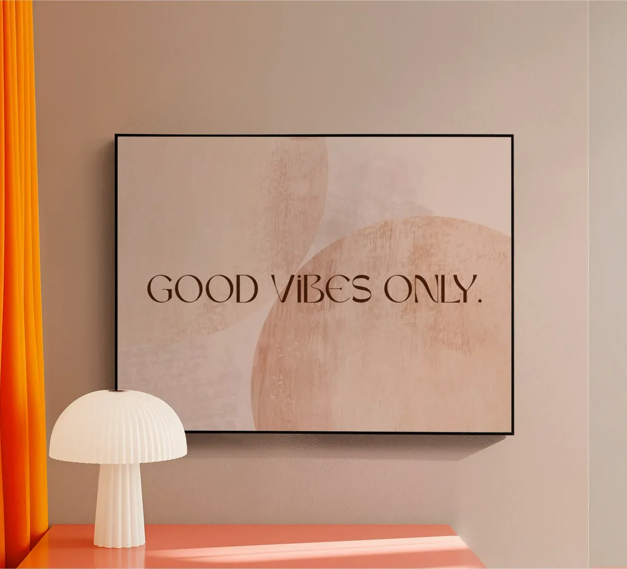 Good Vibes Only. Acryl-Glas von treechild