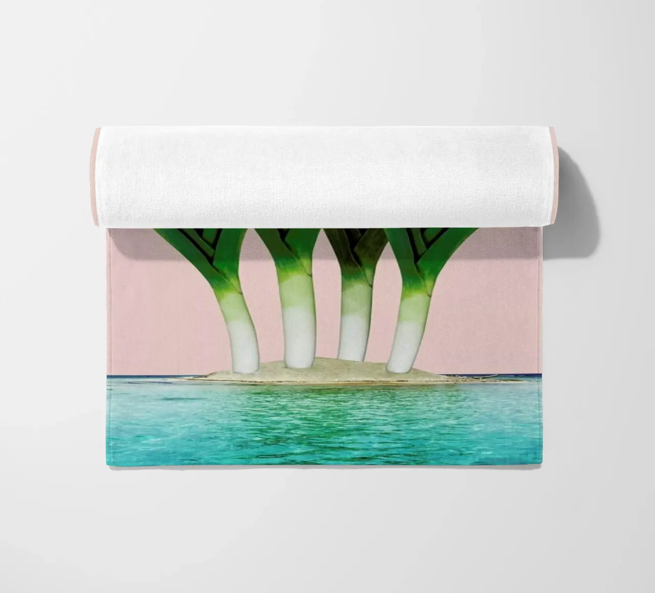 Palm Beach beach towel by Lemon-apes