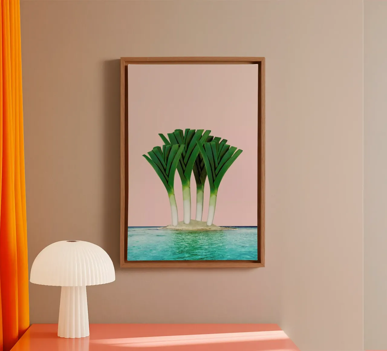 Palm Beach tela con Cornice a cassetta da Lemon-apes