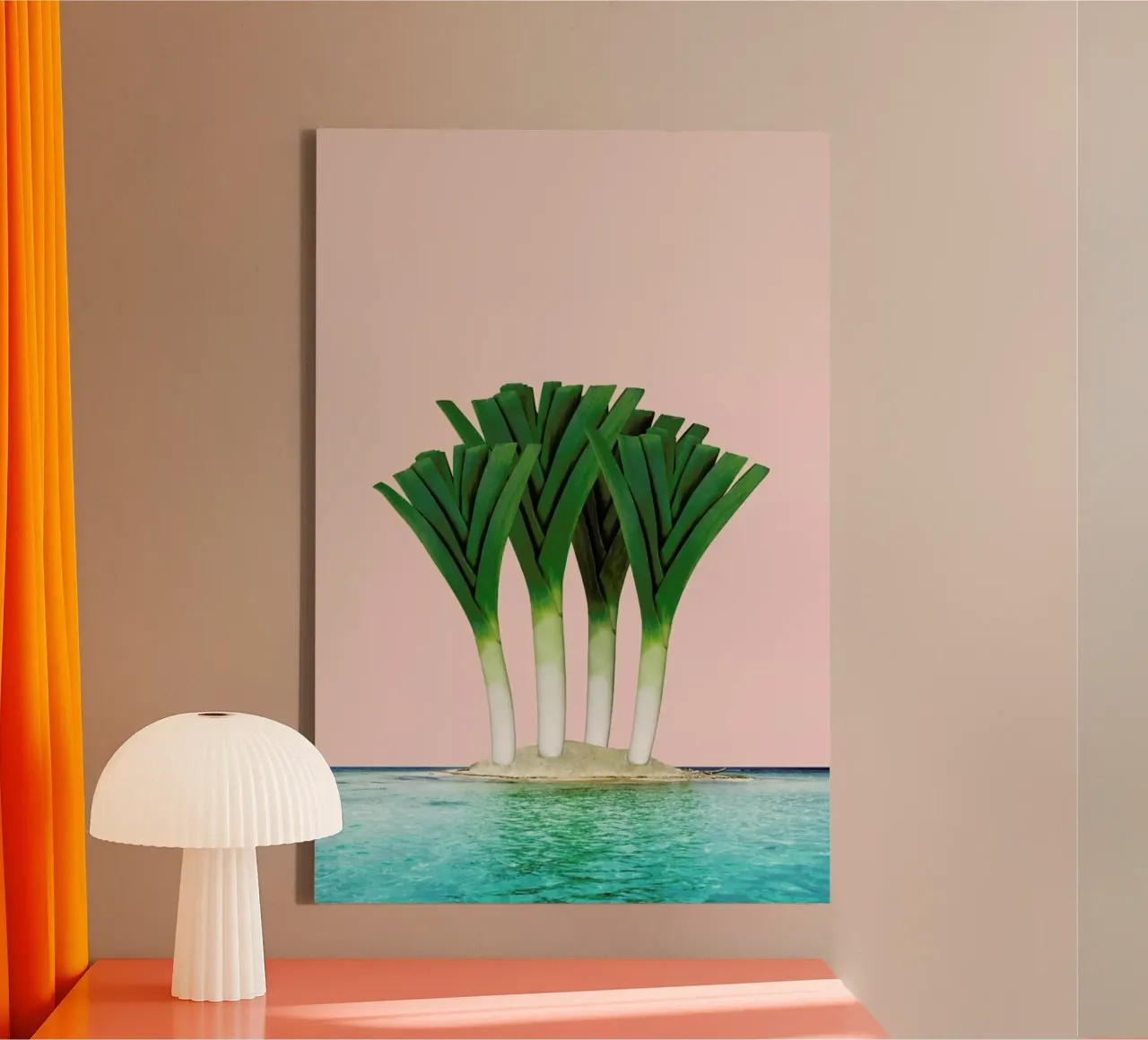 Palm Beach tela con Cornice a cassetta da Lemon-apes