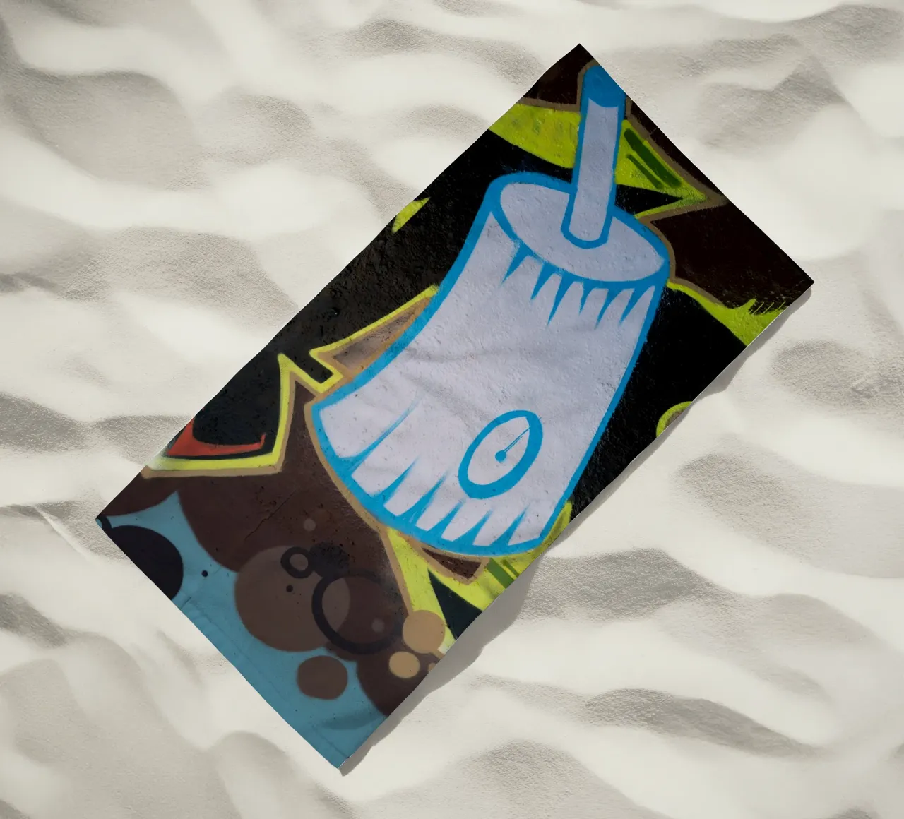 Graffiti Cap telo mare da Flo Klein