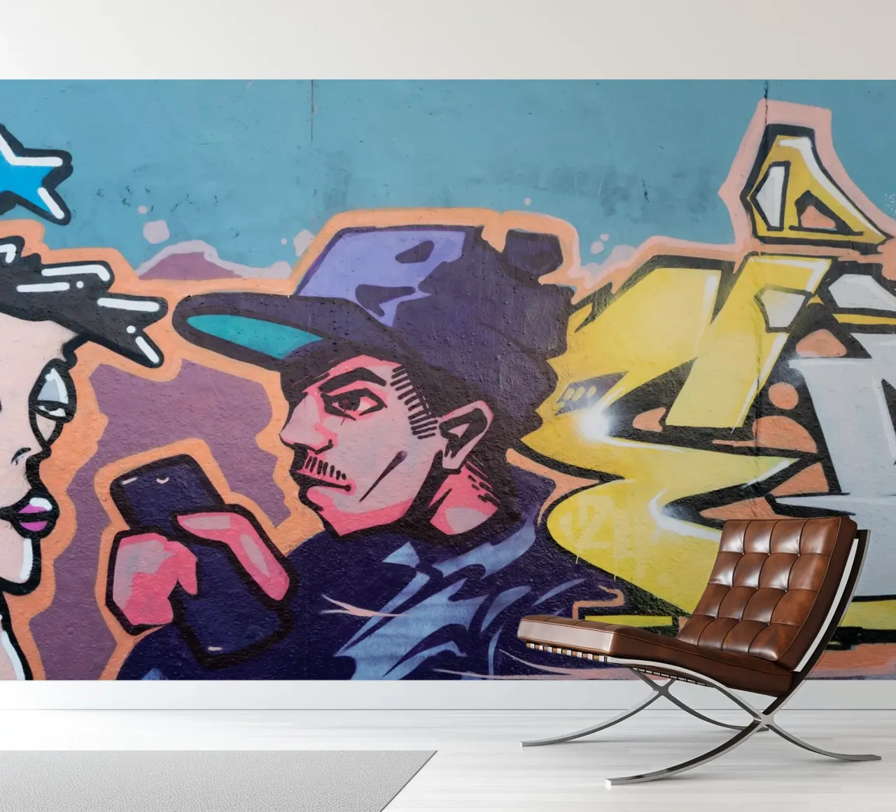 Rapper fotobehang van Flo Klein