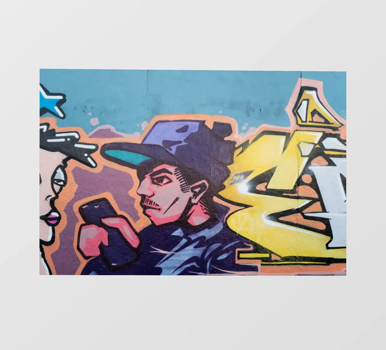 Rapper fotobehang van Flo Klein