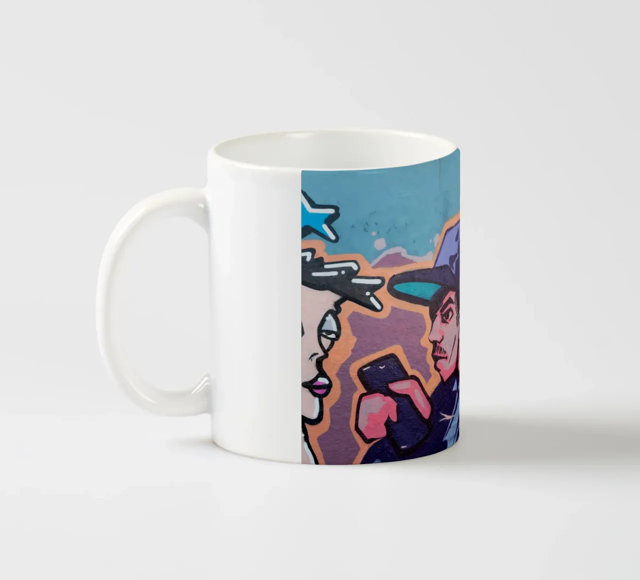 Rapper tazza in ceramica da Flo Klein