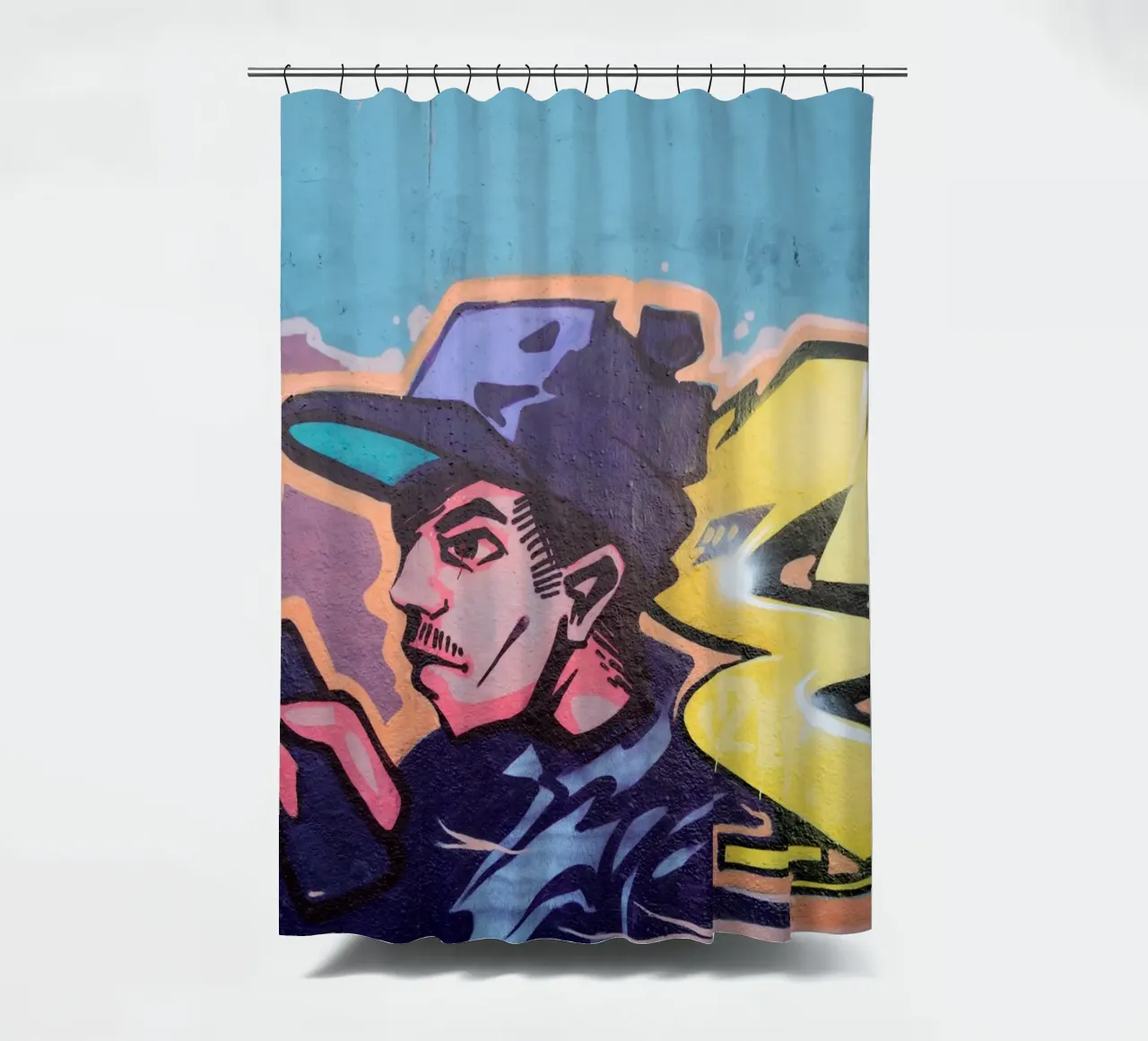 Rapper douchegordijn van Flo Klein