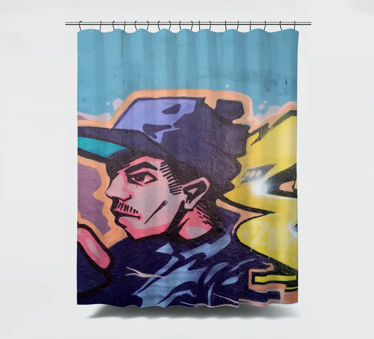 Rapper douchegordijn van Flo Klein