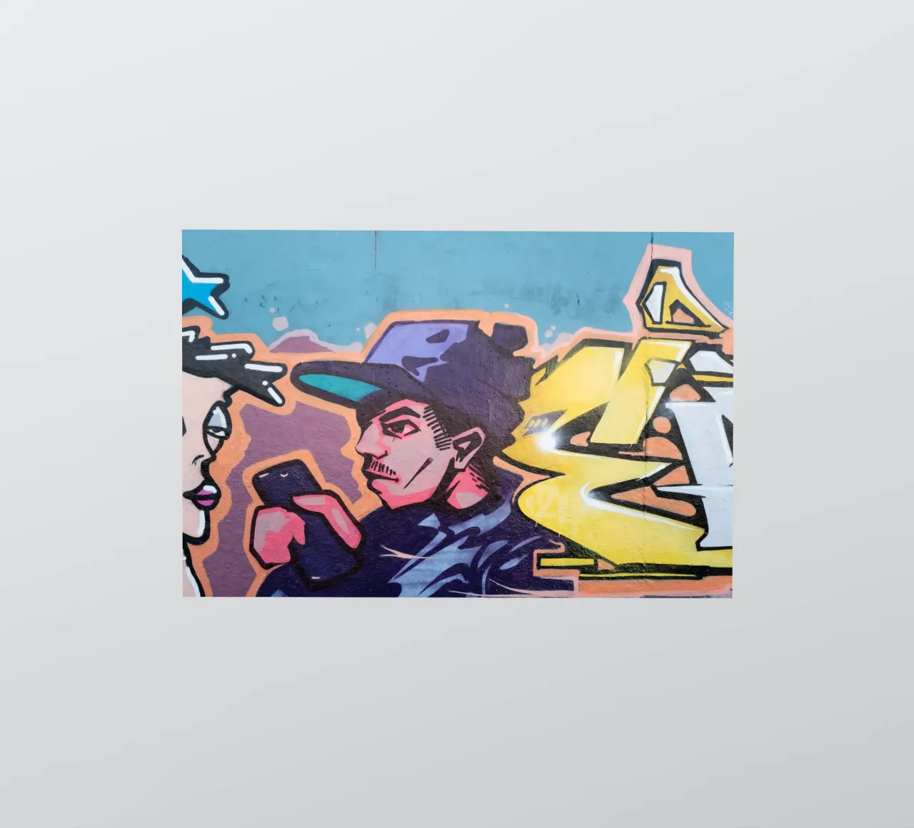 Rapper sticker van Flo Klein