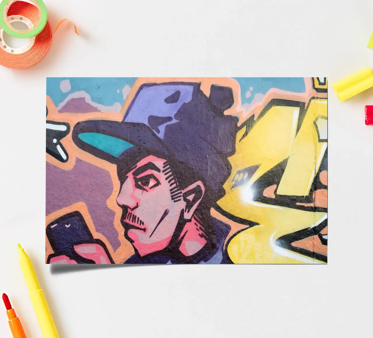 Rapper sticker sheet by Flo Klein