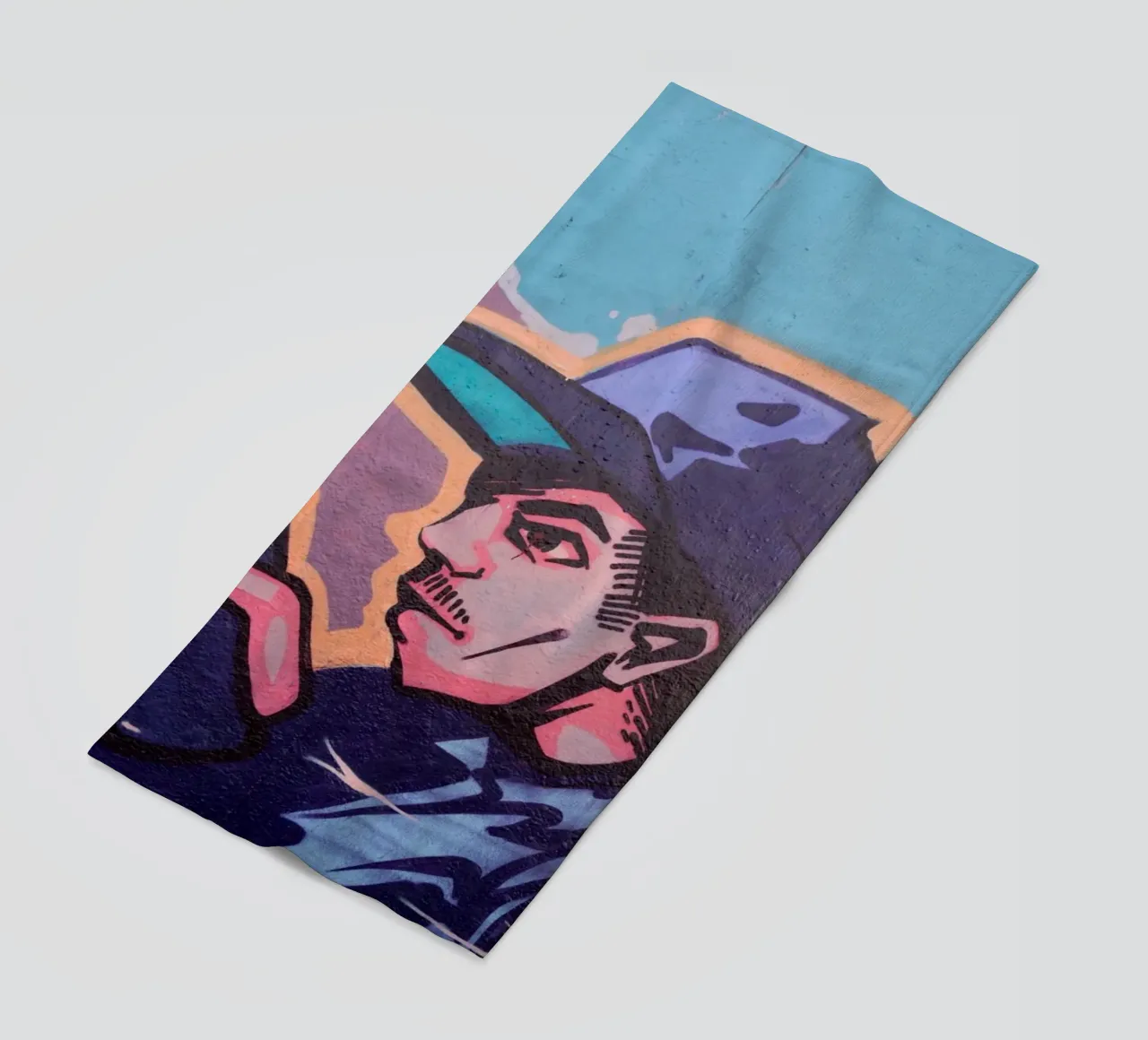 Rapper beach towel by Flo Klein