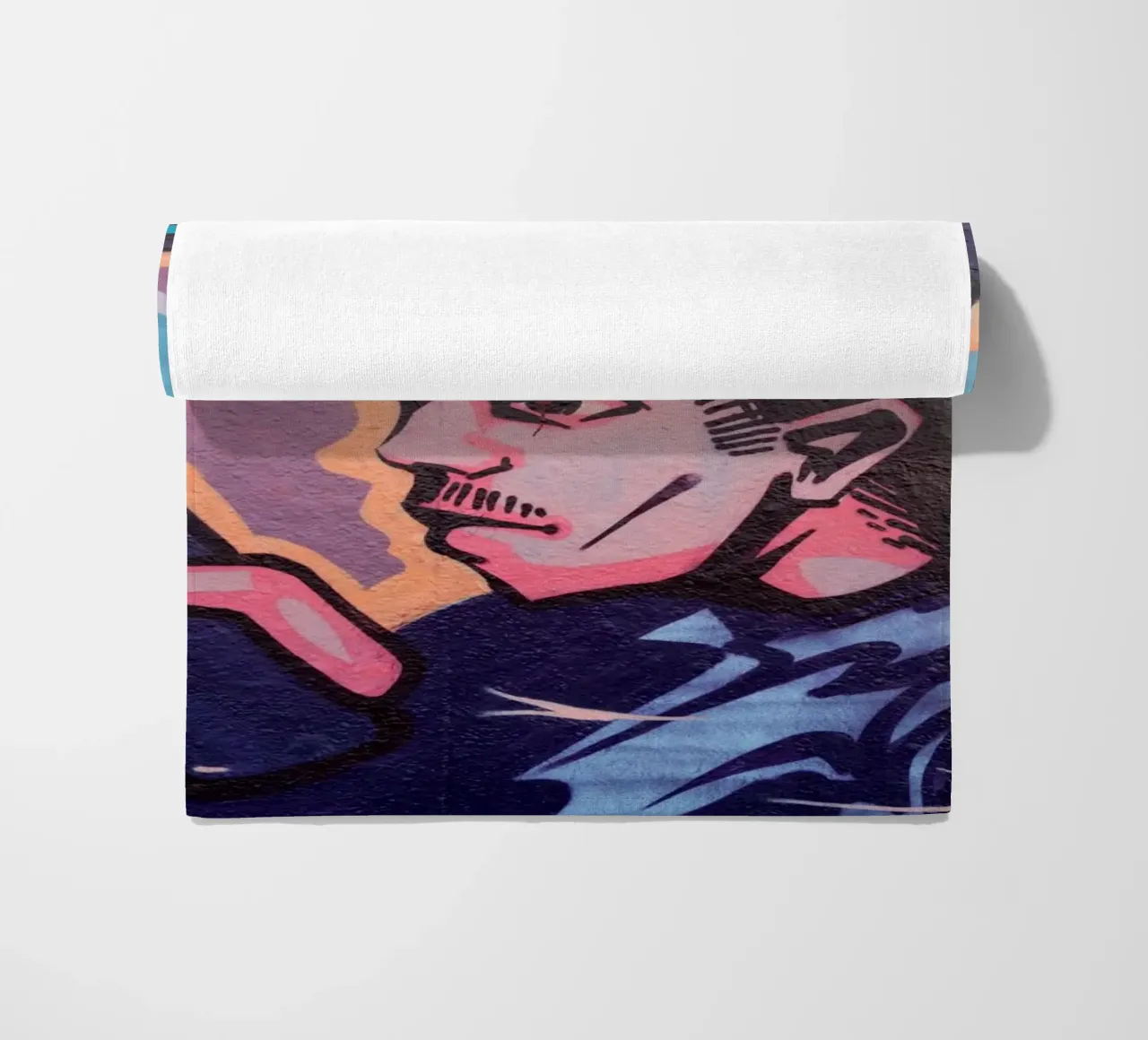 Rapper beach towel by Flo Klein