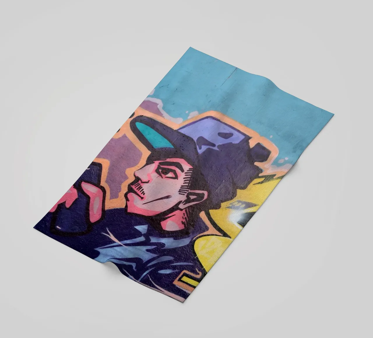 Rapper beach towel by Flo Klein
