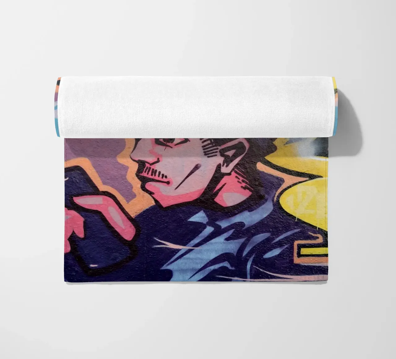Rapper beach towel by Flo Klein