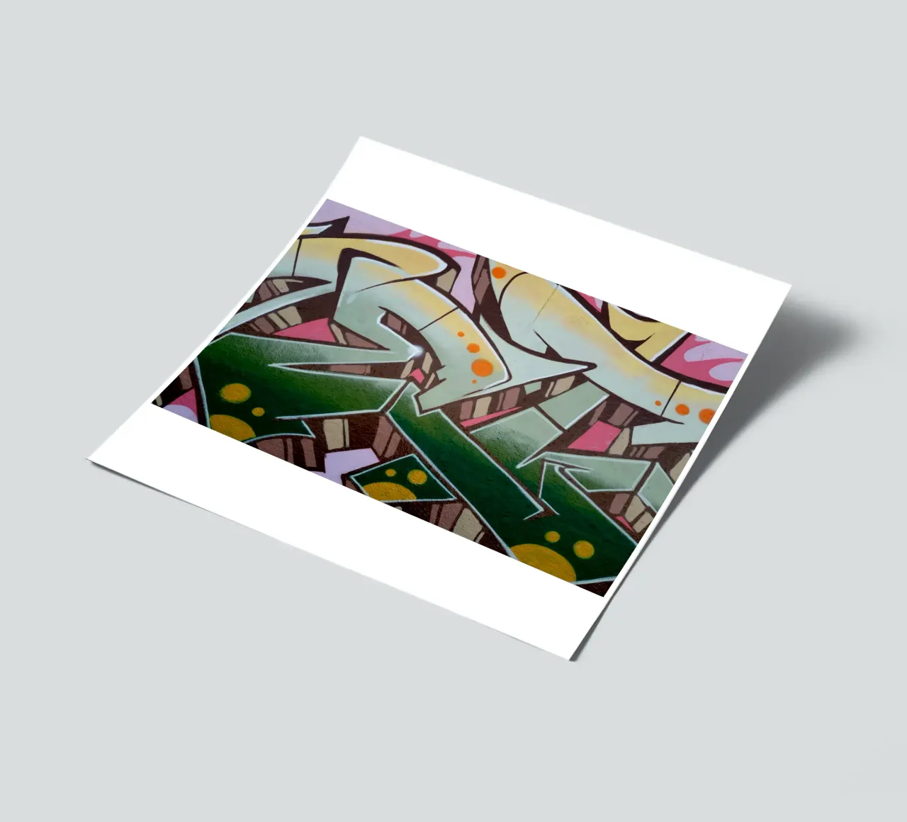 Graffiti E sticker sheet by Flo Klein