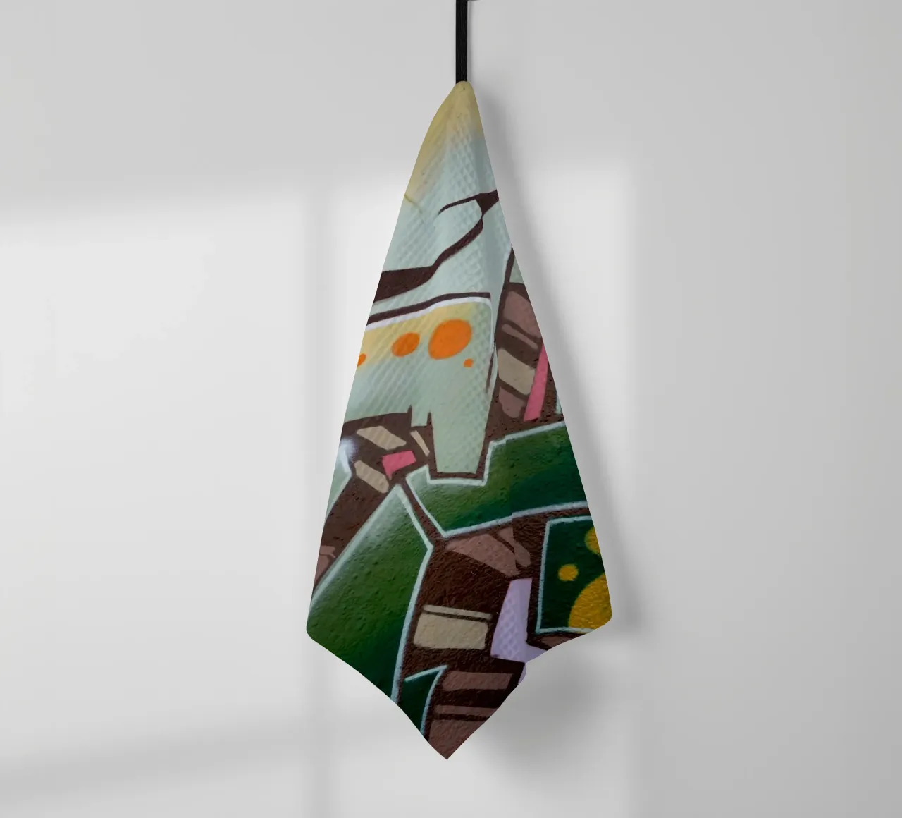 Graffiti E torchon de Flo Klein