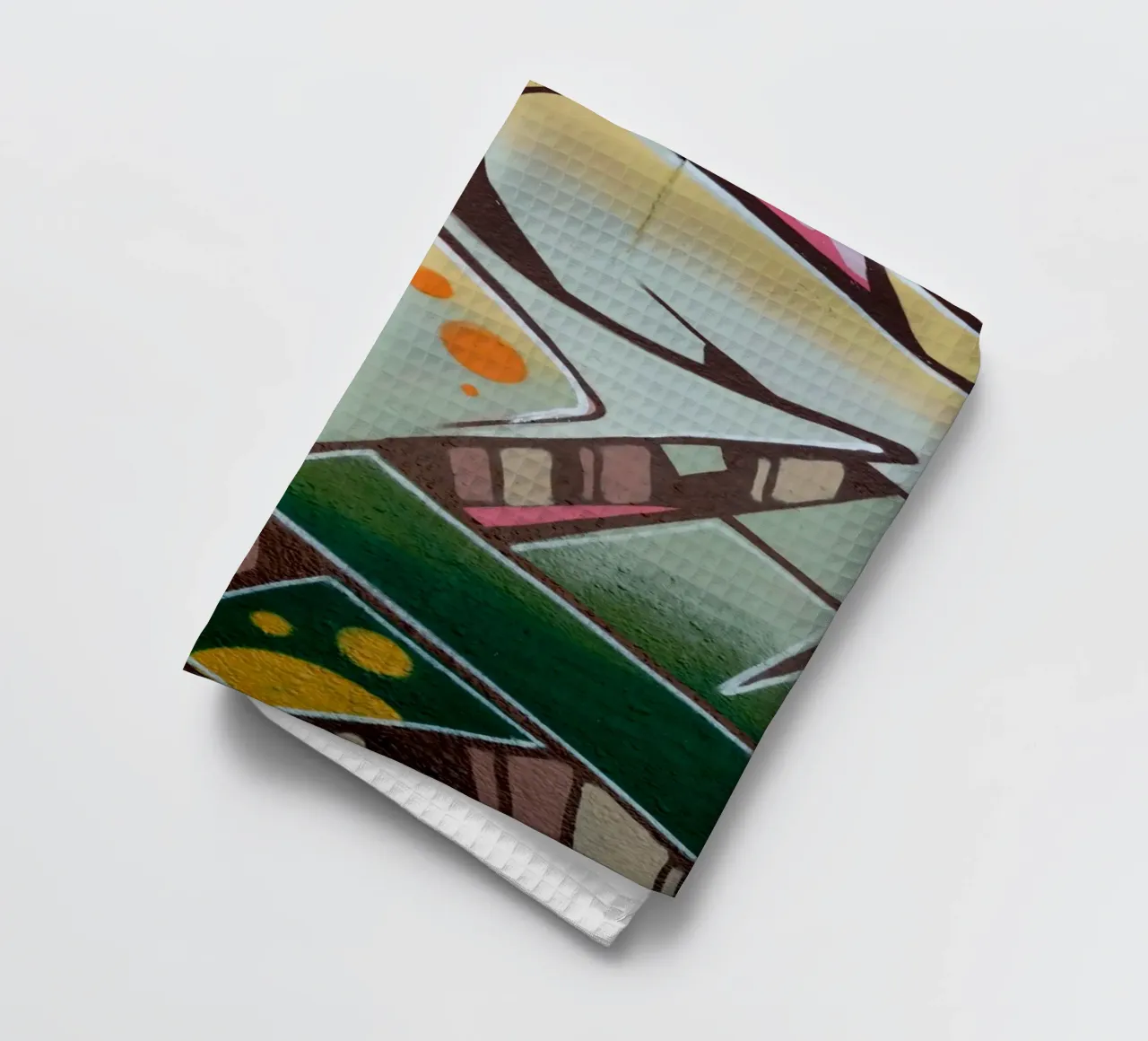 Graffiti E torchon de Flo Klein