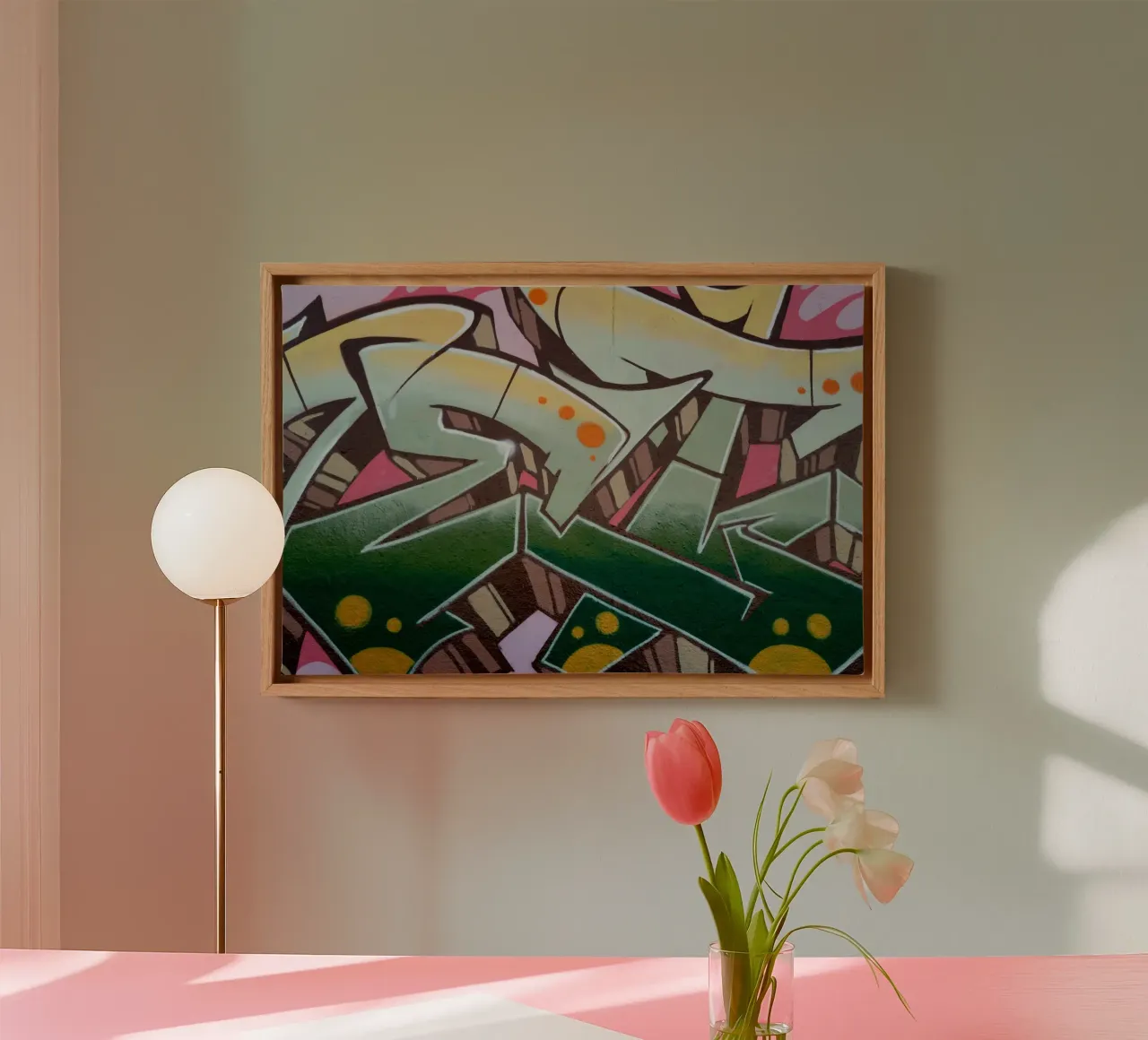 Graffiti E tela da Flo Klein