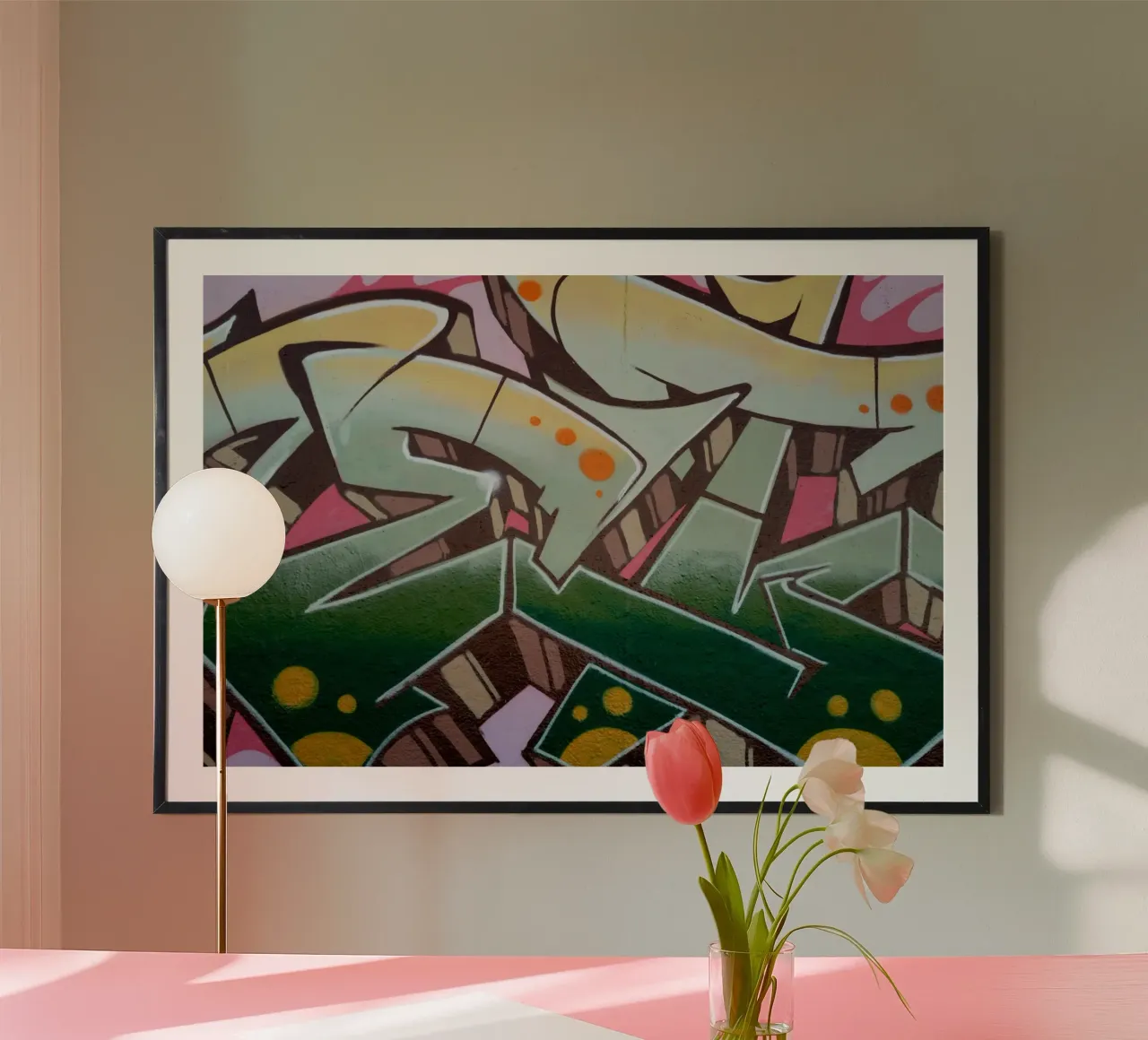 Graffiti E poster by Flo Klein