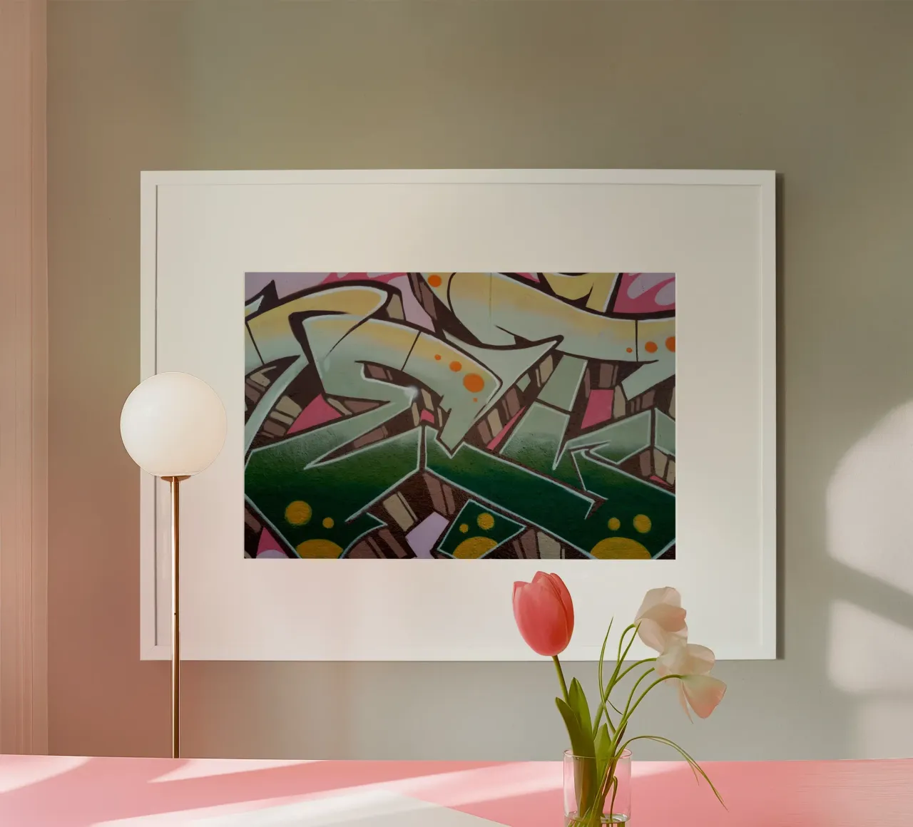 Graffiti E poster by Flo Klein