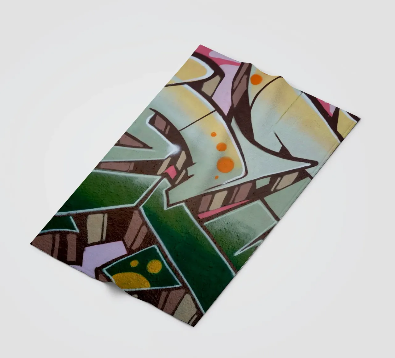 Graffiti E fleecedeken van Flo Klein