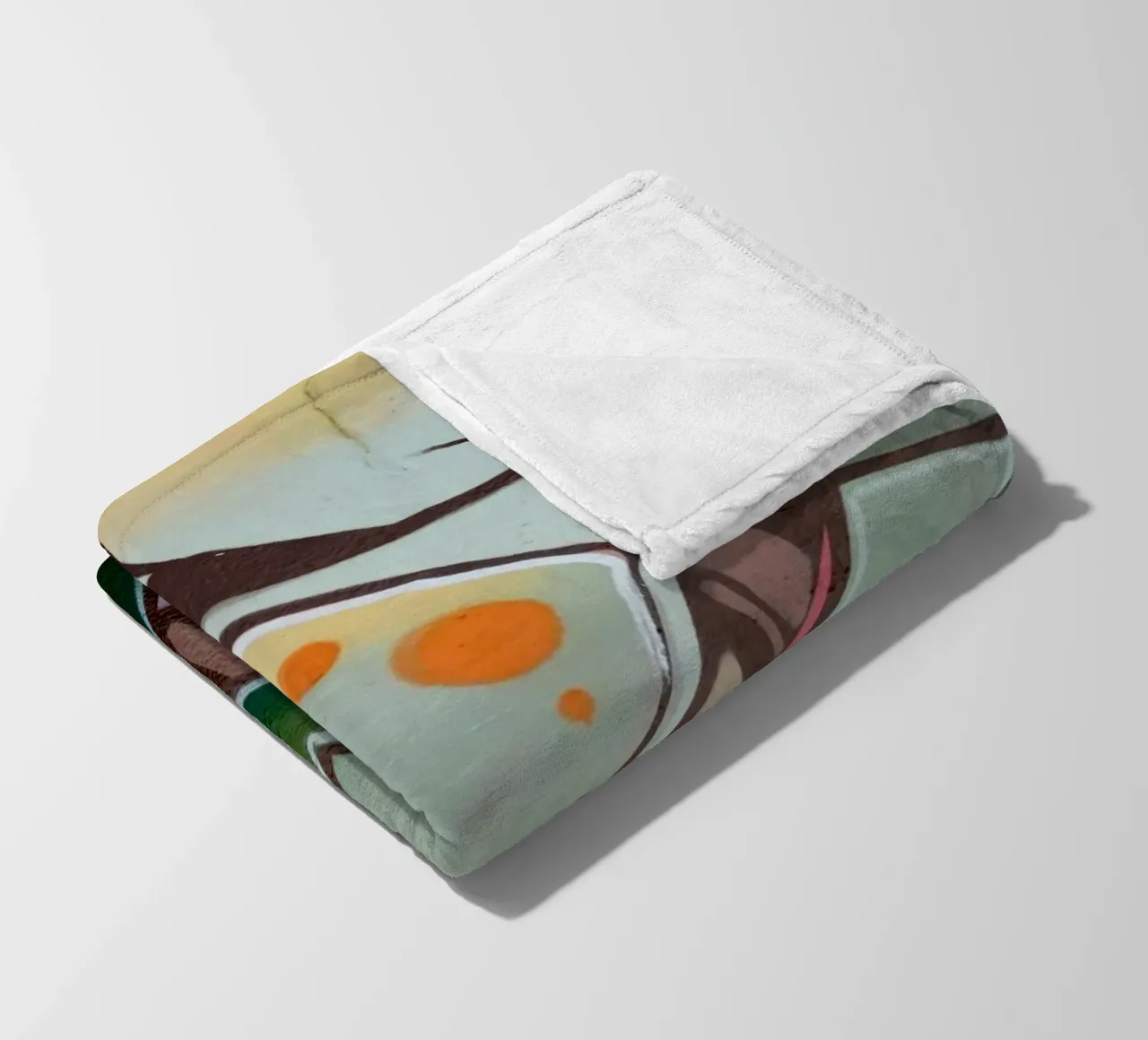 Graffiti E fleecedeken van Flo Klein