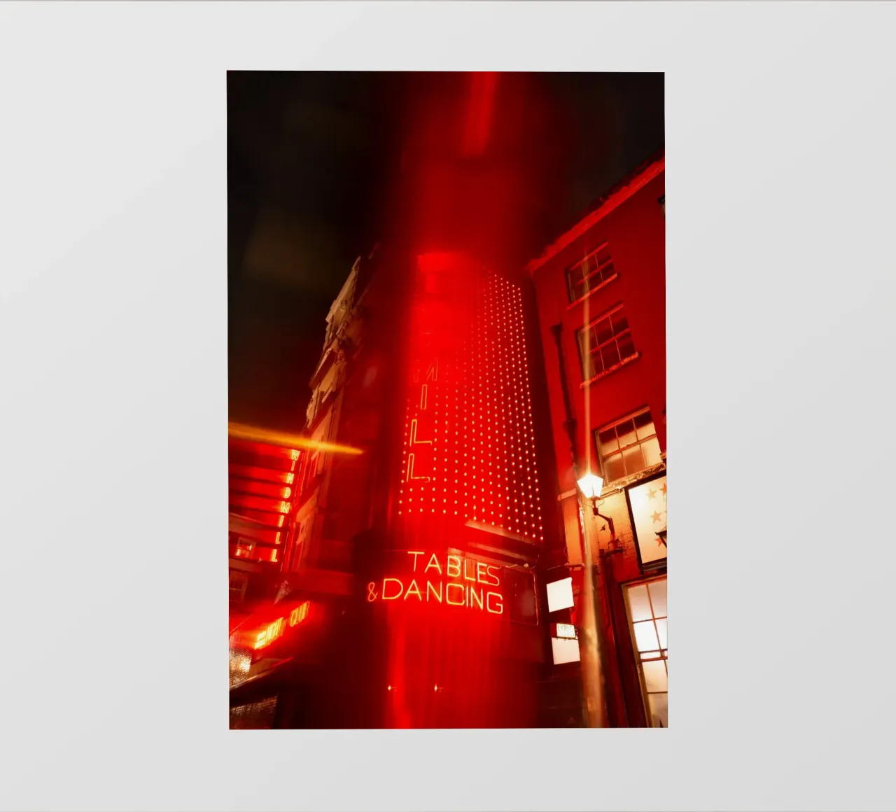 Table Dance pellicola backlit da Flo Klein