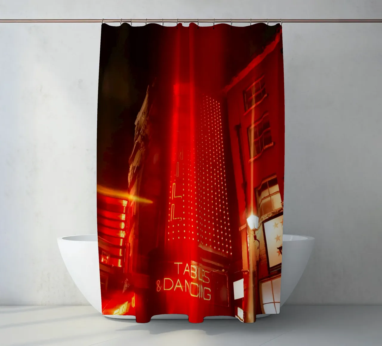 Table Dance douchegordijn van Flo Klein