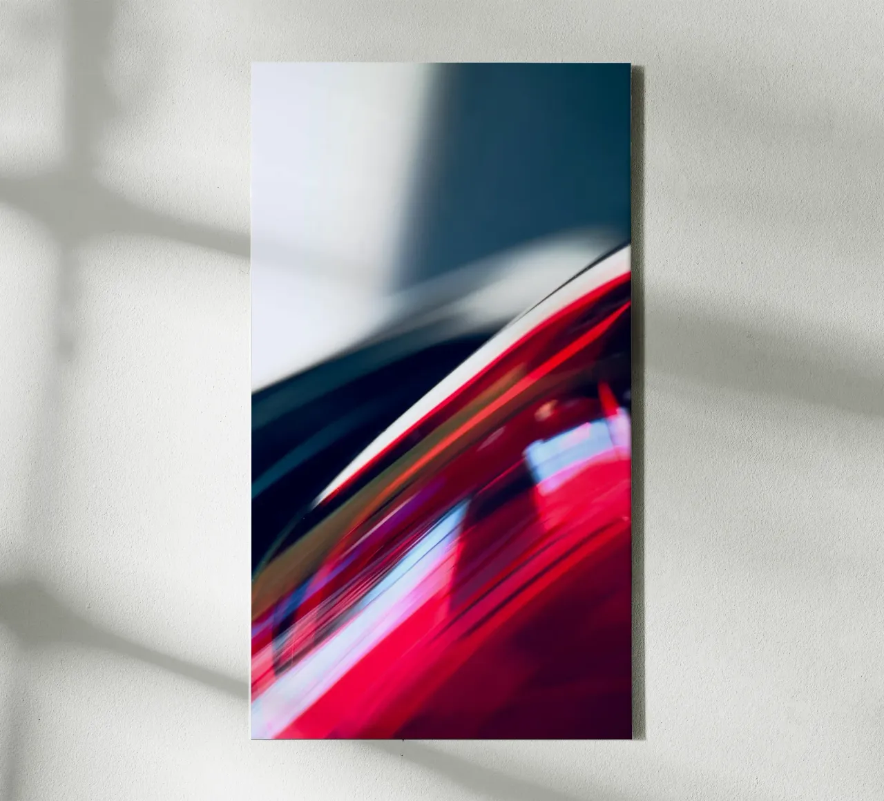 Lichtgeschwindigkeit canvas met Baklijst van Flo Klein