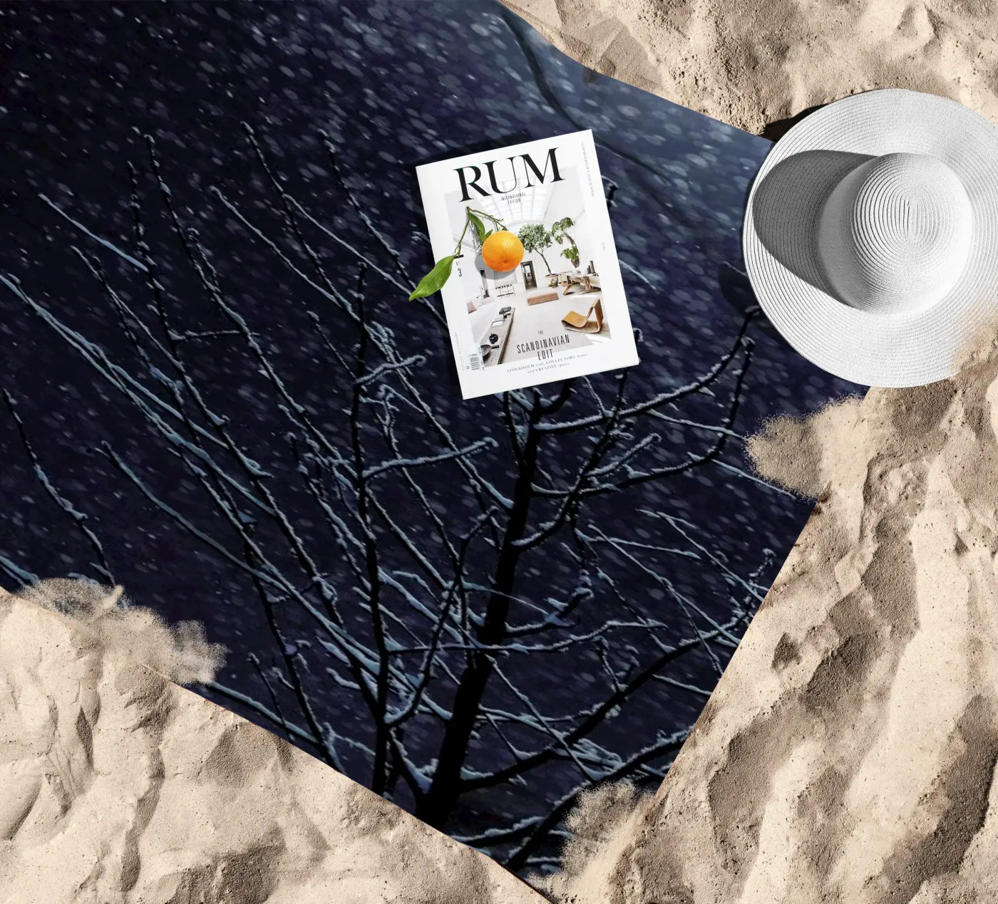 Winter strandhanddoek van Jovana Rikalo