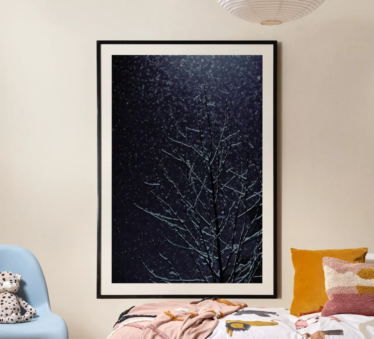 Winter poster con telaio in legno da Jovana Rikalo