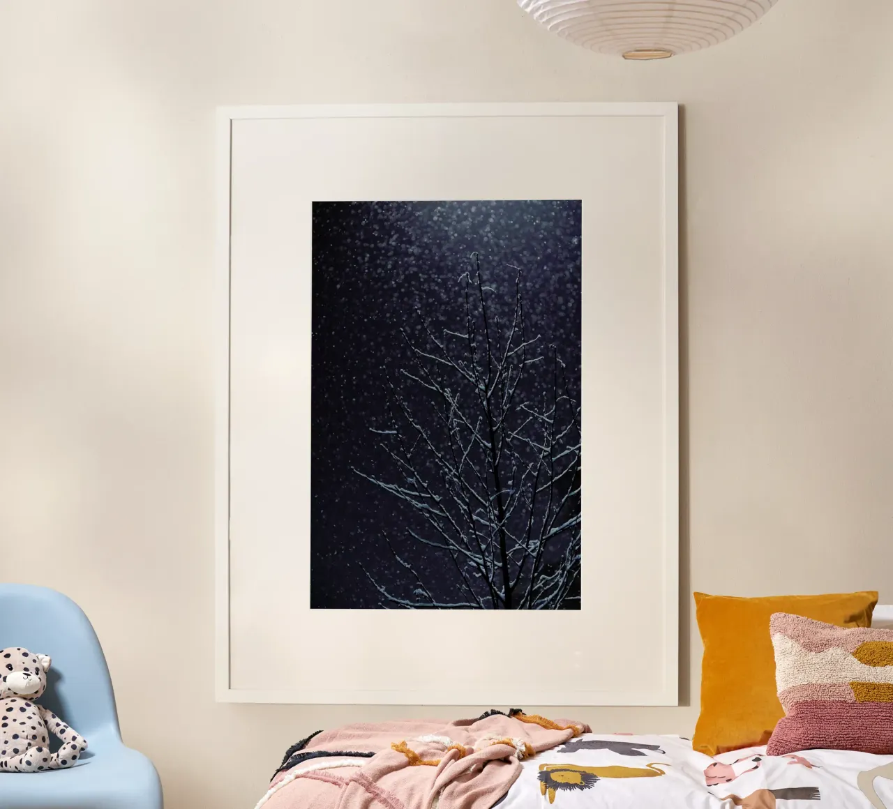 Winter poster con telaio in legno da Jovana Rikalo