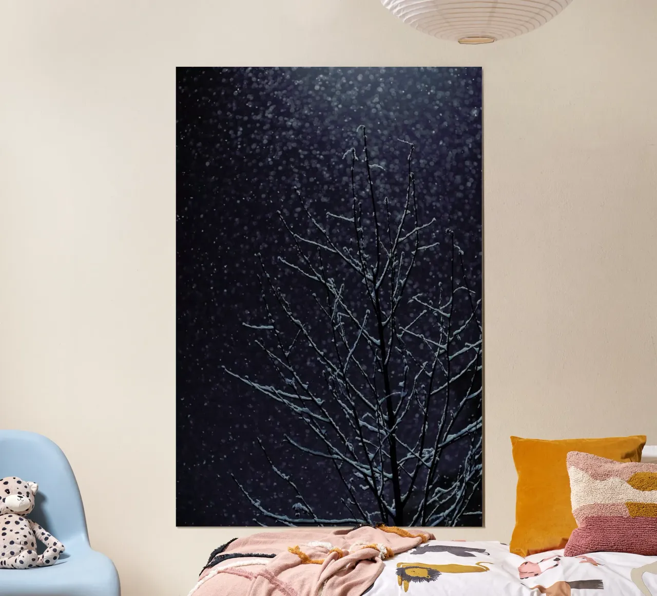 Winter poster con telaio in legno da Jovana Rikalo