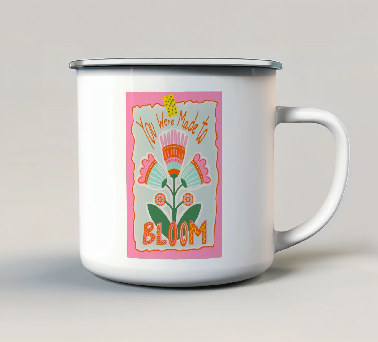 You Were Made to BLOOM 2.0 tazza in smalto da Miris bunte Modewelt