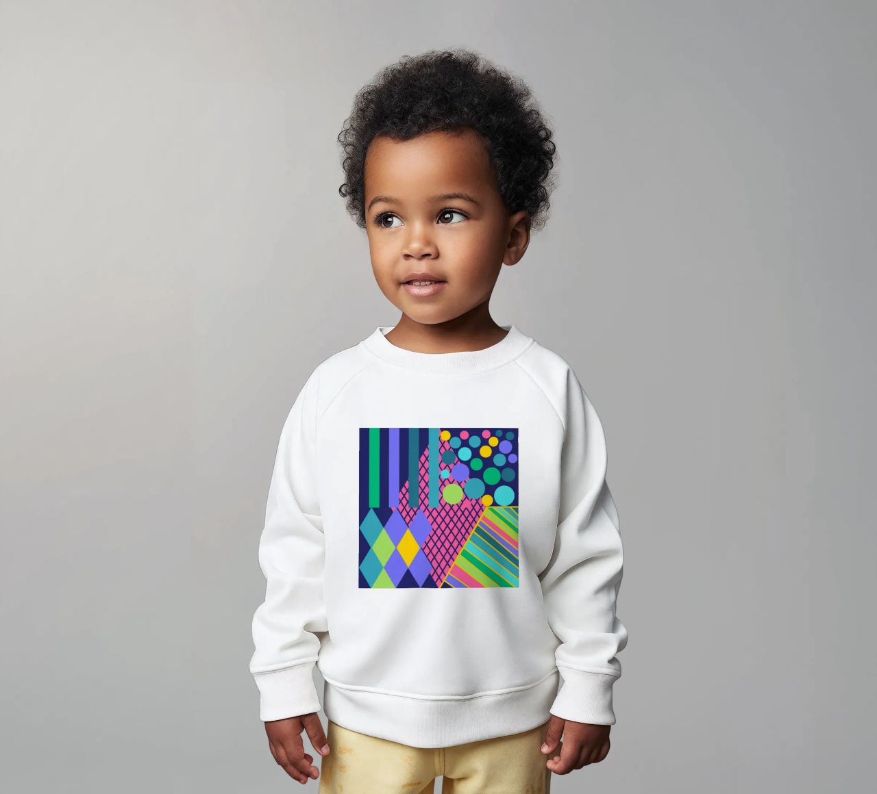 Mathe macht glücklich! Dunkelblau sudadera de bebé de Miris bunte Modewelt