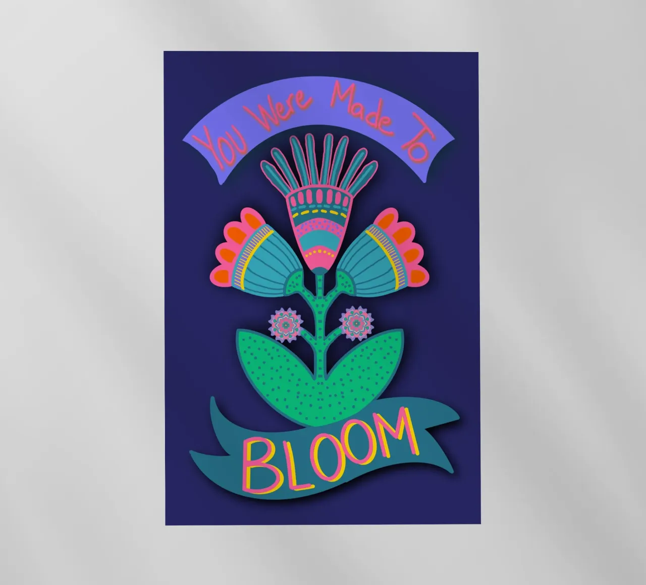 Bloom dunkelblau pellicola backlit da Miris bunte Modewelt