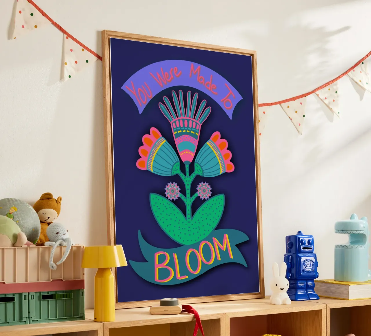 Bloom dunkelblau plexiglass da Miris bunte Modewelt