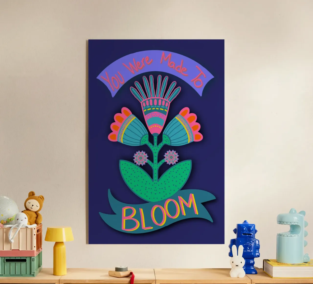 Bloom dunkelblau plexiglass da Miris bunte Modewelt