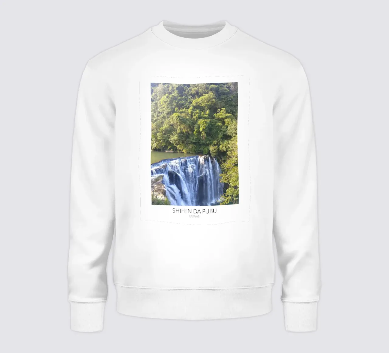 Cascata di Taiwan Shifen felpa da Wonderland Photography