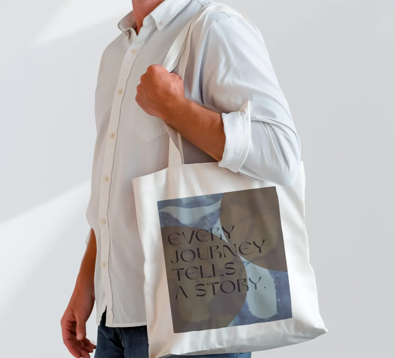 Every Journey borsa in juta da treechild