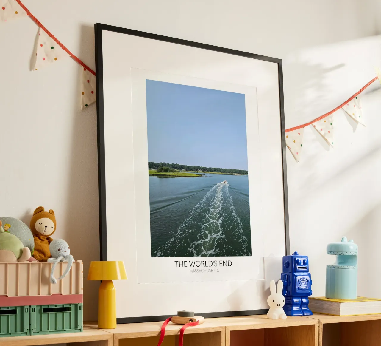Massachusetts "La fine dei mondi" poster con telaio in alluminio da Wonderland Photography