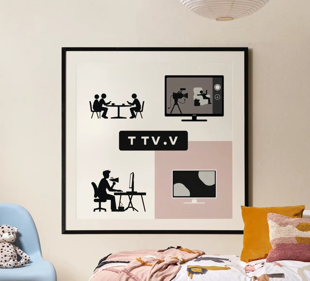 Colaboración creativa y producción de vídeo en una obra moderna hahnemühle de DesignDoodle