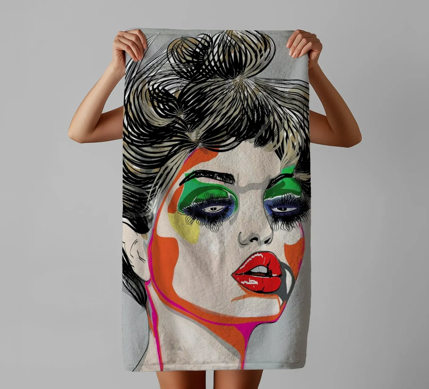 Colours badhanddoek van Marcell Naubert