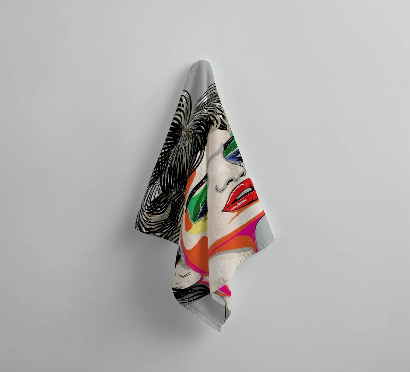 Colours badhanddoek van Marcell Naubert